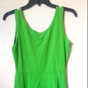 Green women dress